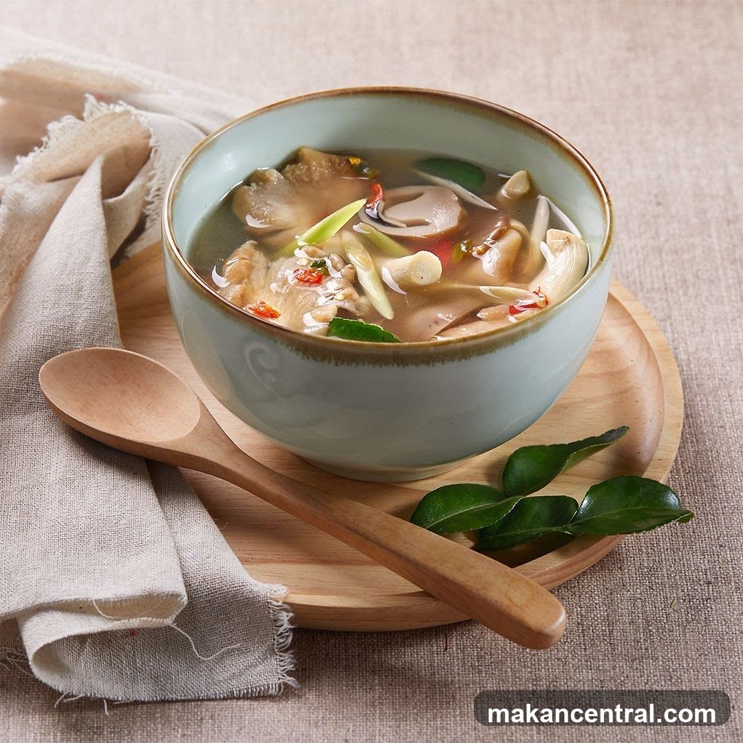 Mushroom Soup in Ceramic Bowl