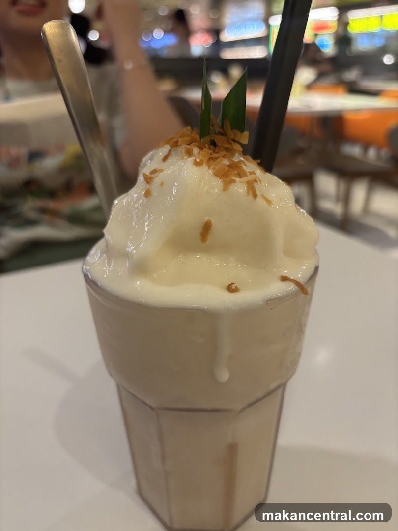 Coconut Shake with Toppings