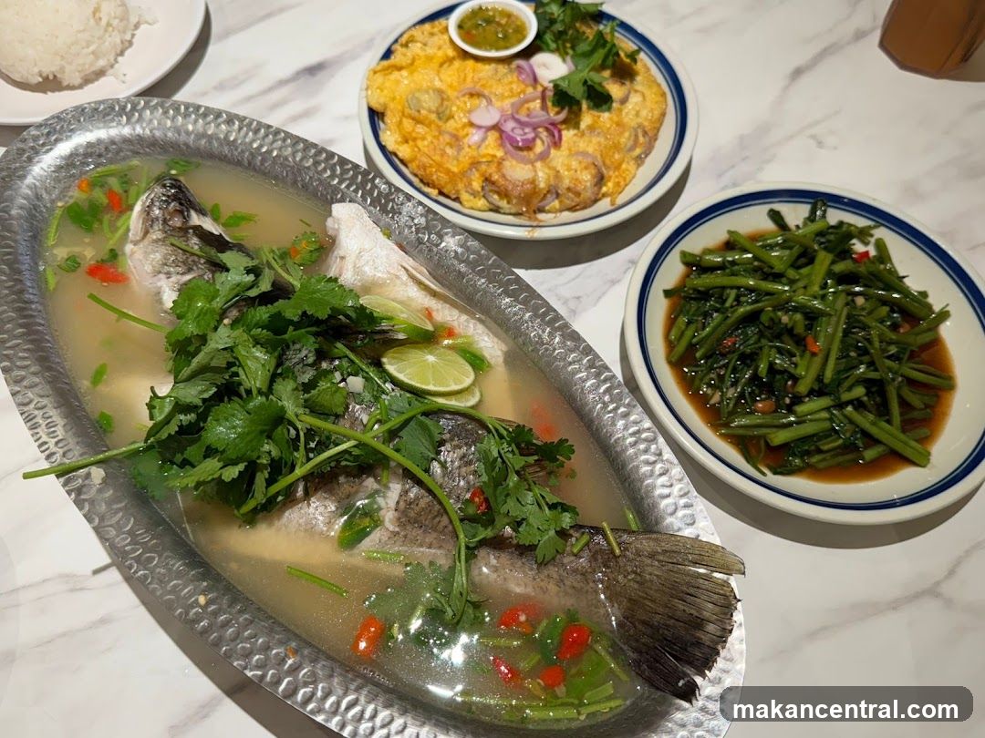 Dining Table with Thai Cuisine