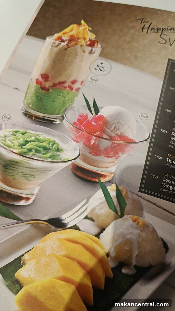 Dessert Menu Spread