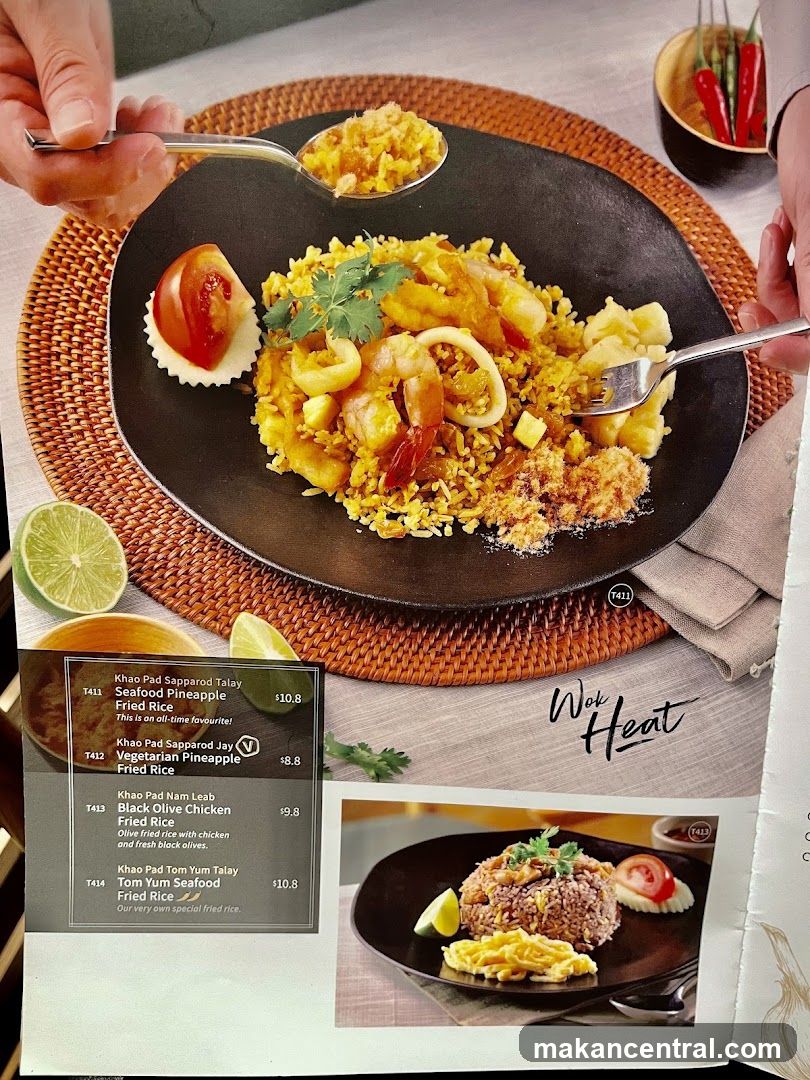 Wok Heat Menu Page