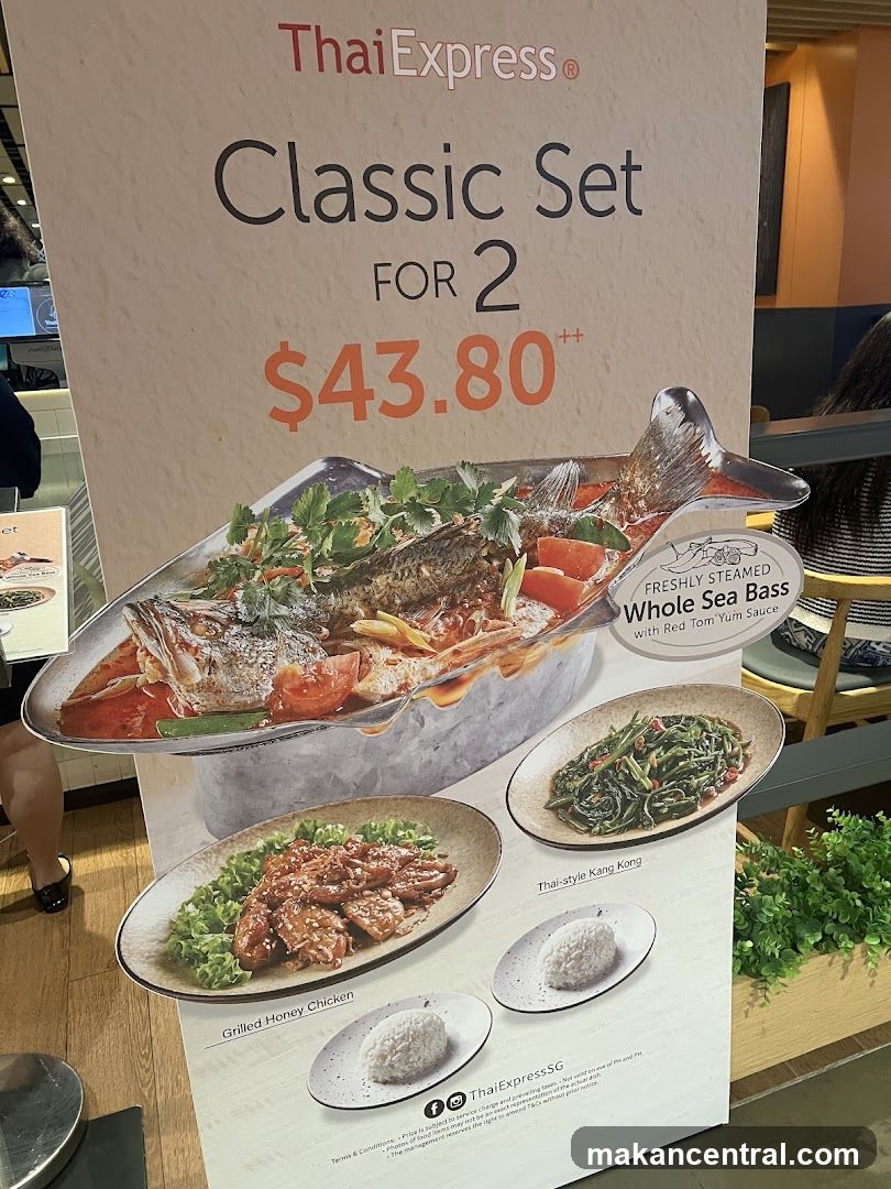 ThaiExpress Classic Set Promotion Display