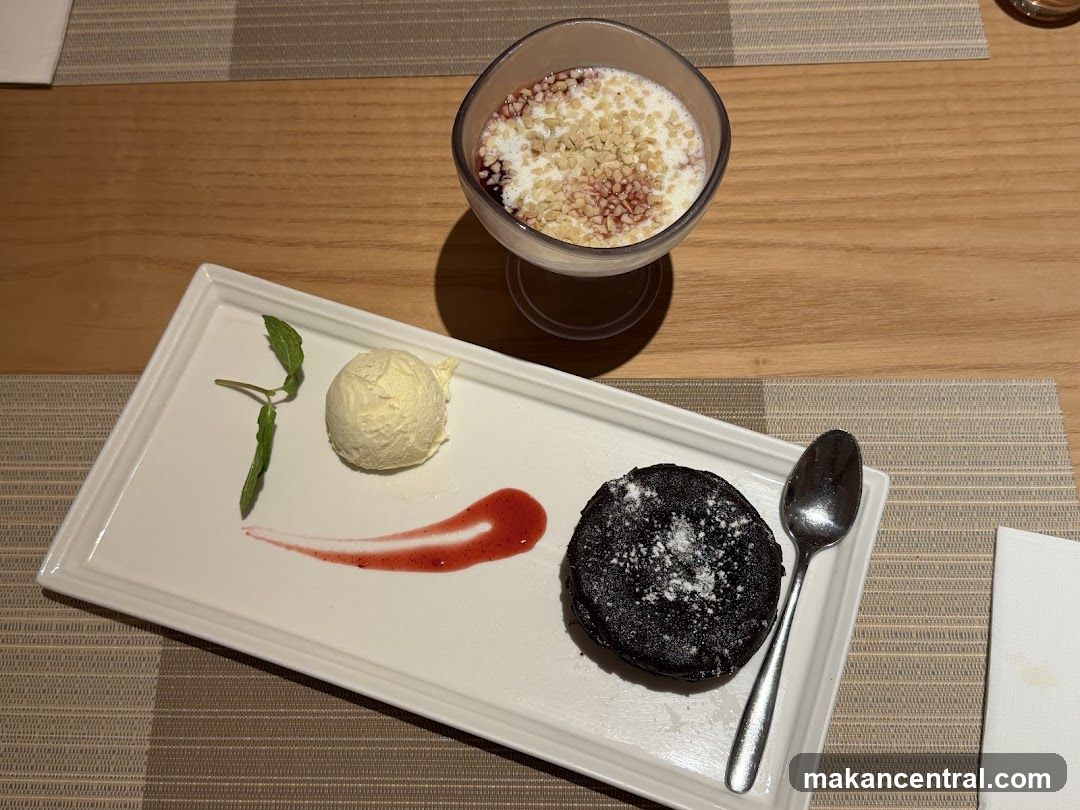 Dessert Plate and Drink