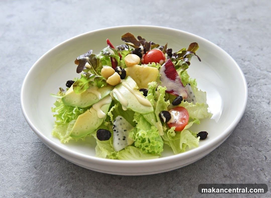 Salad on Plate