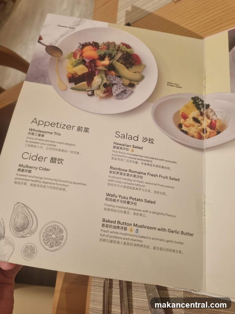 Appetizer and Salad Menu
