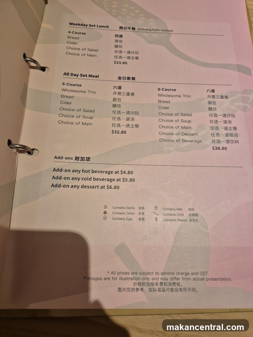 Restaurant Menu