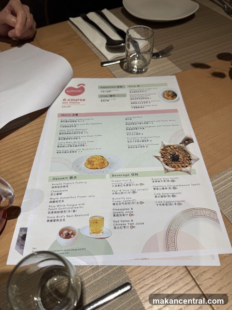 Sufoodi 6-course set menu