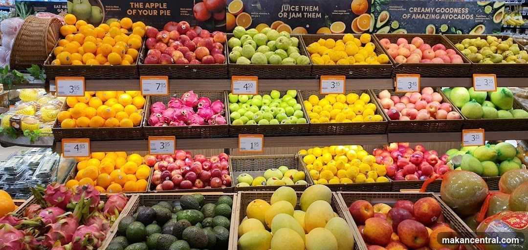 Fruit Section in Supermarket