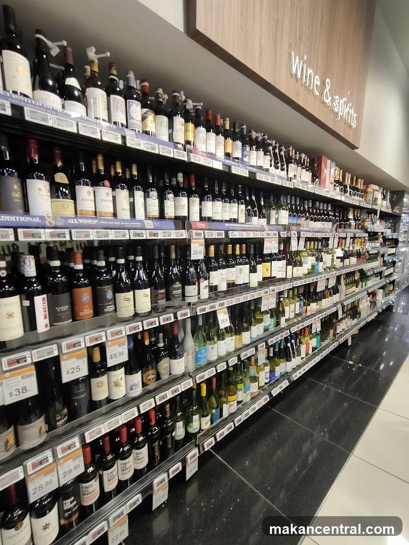 Wine & Spirits Section