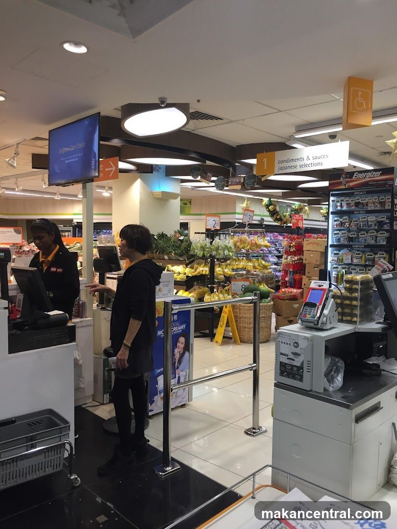 Supermarket Interior Checkout Area