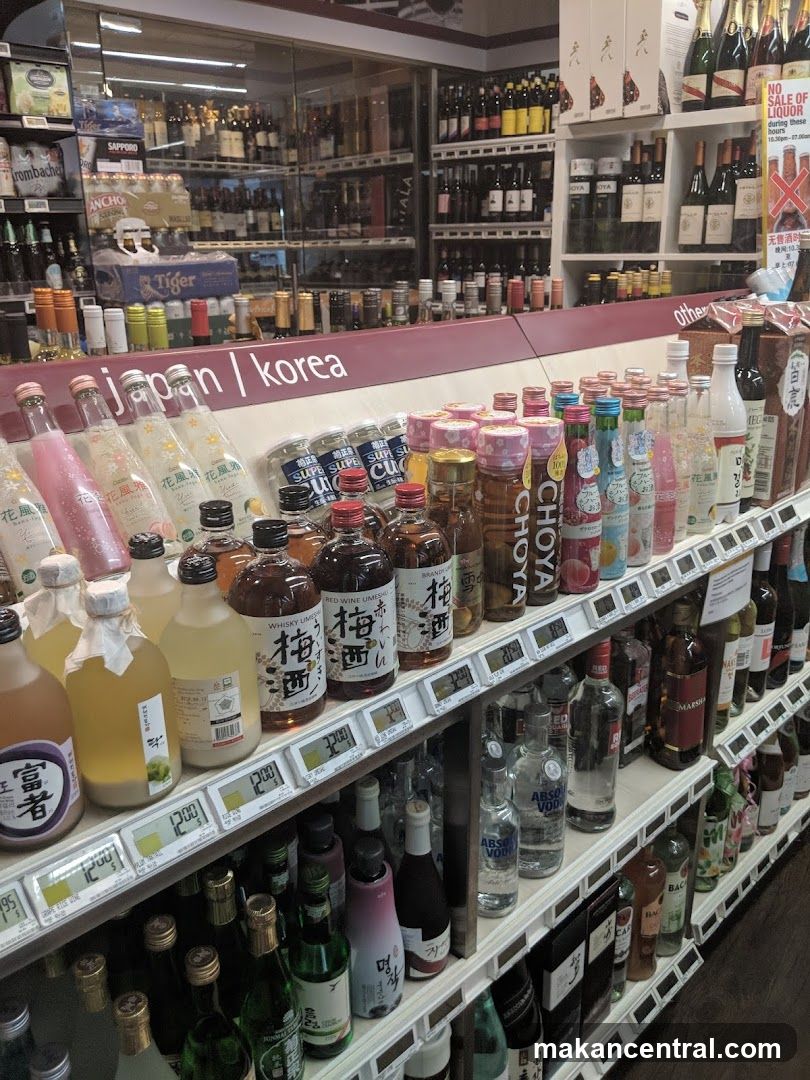 Alcohol Section in Store