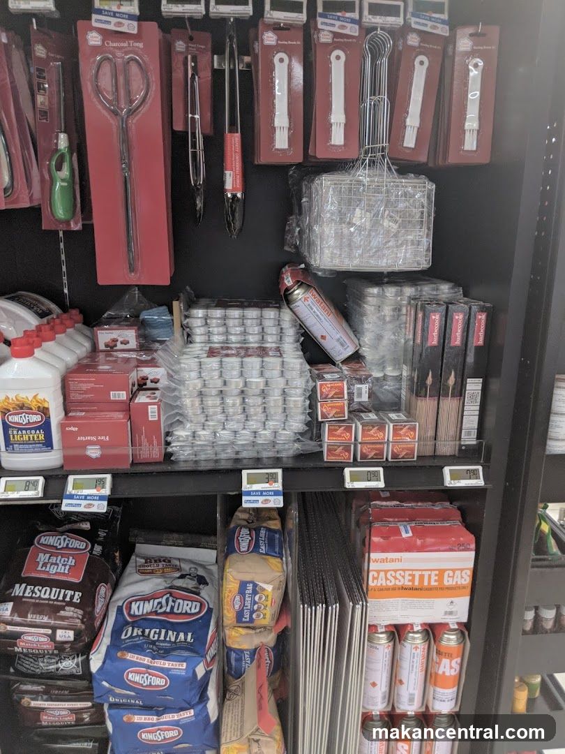 Barbecue Supplies Section