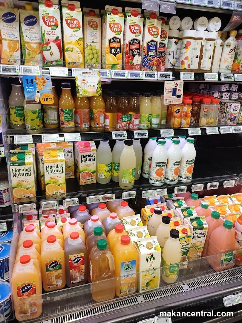 Supermarket Juice Section