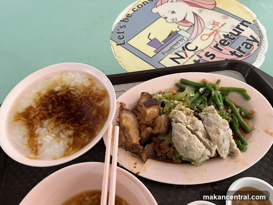 Food served on tray