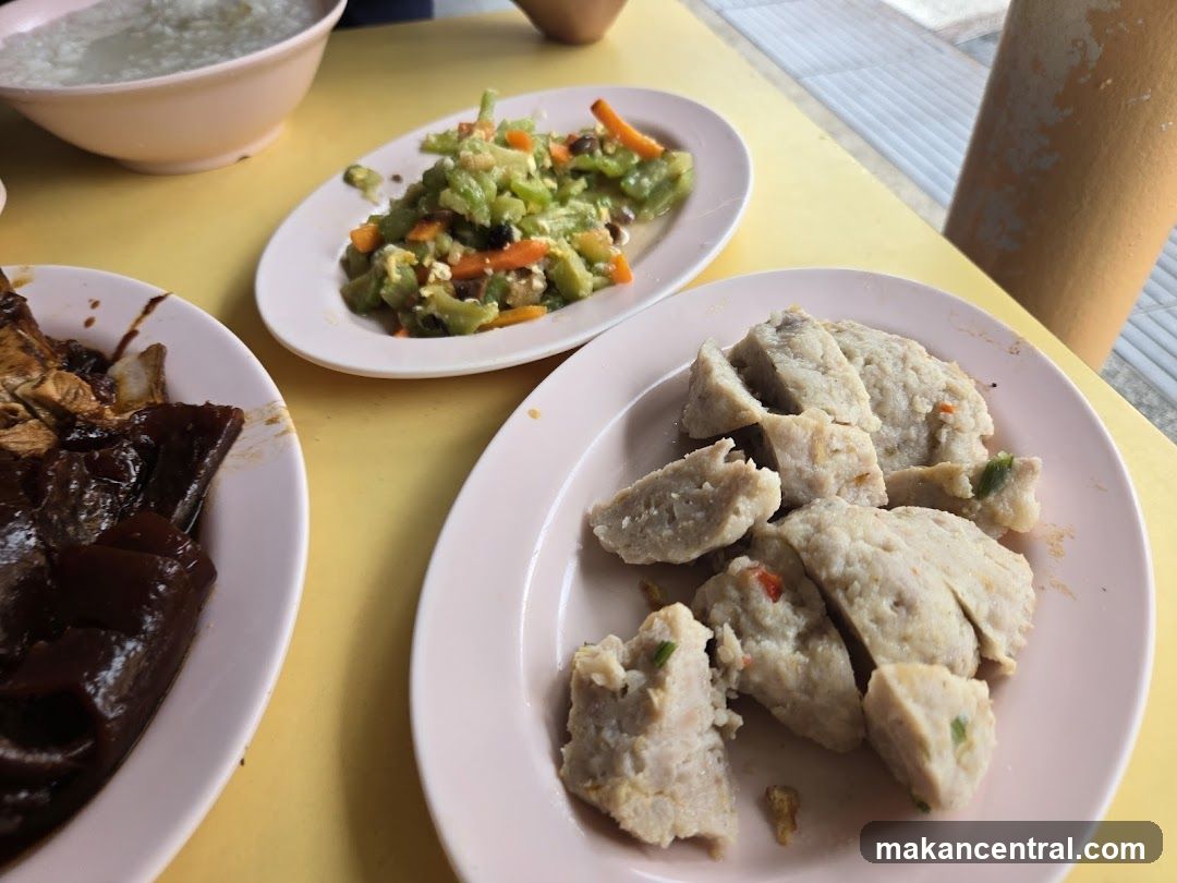 Food on Yellow Table