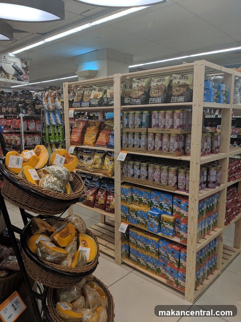 Supermarket Interior Aisle