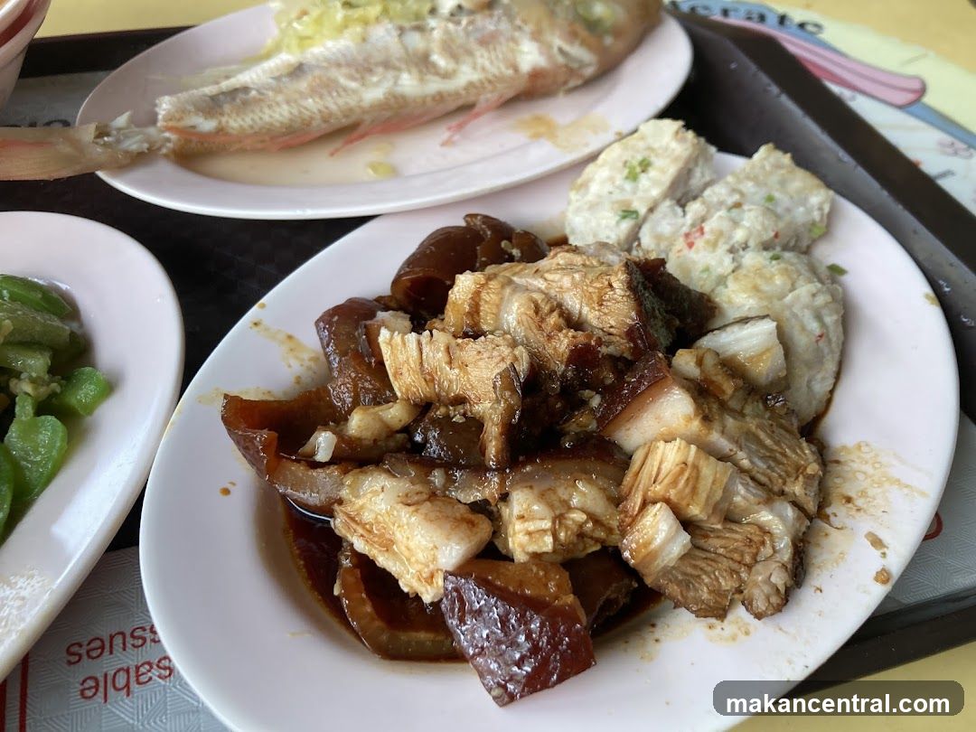 Food served at a restaurant