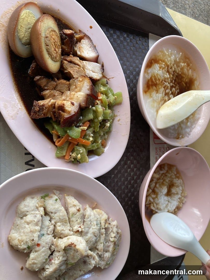 Food served on tray