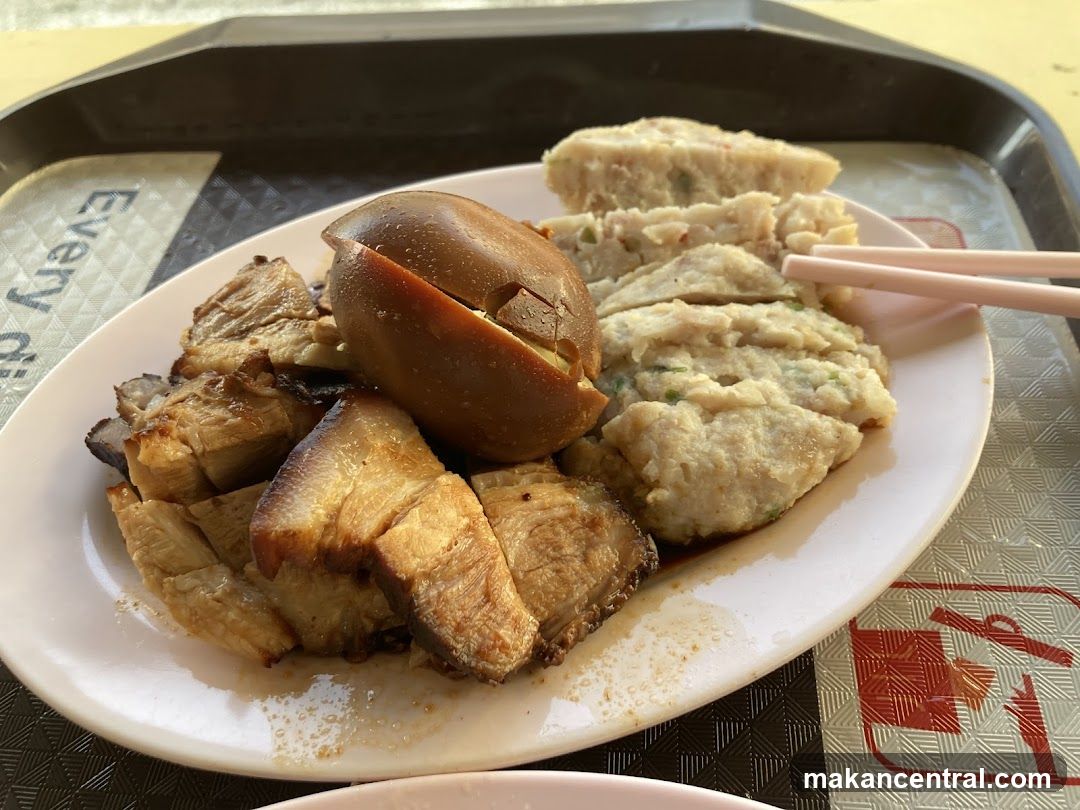 Food on a tray