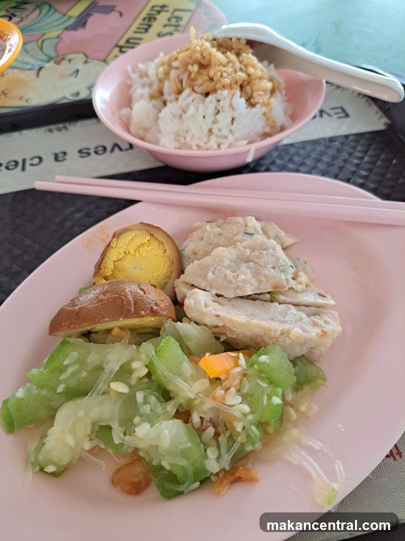 Food Plate at Dining Area