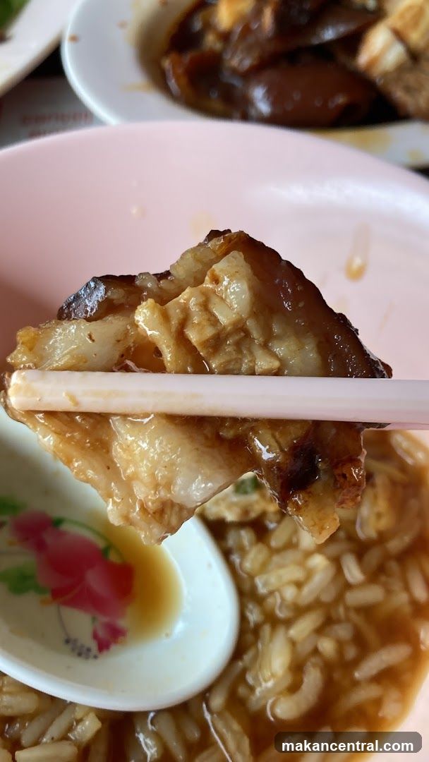 Food dish being held with chopsticks
