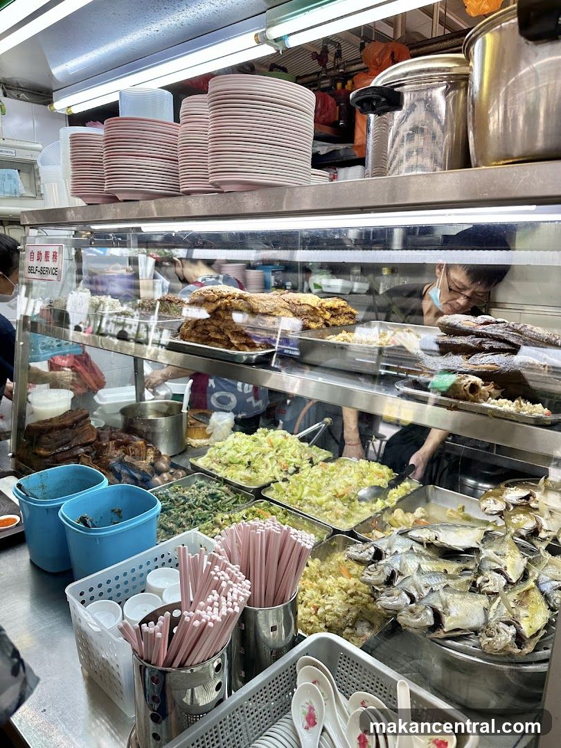 Food stall interior