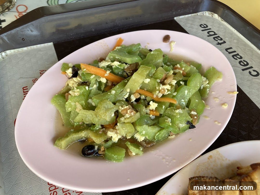 Food on a tray