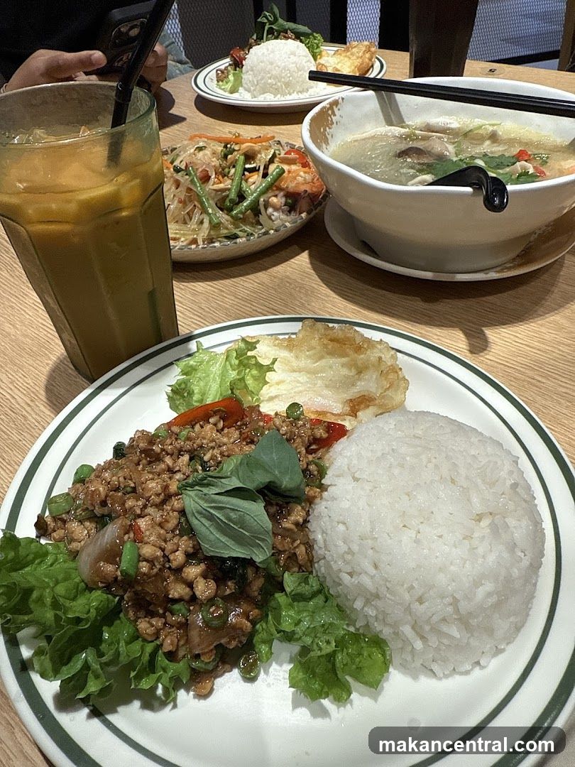 Dining Table with Thai Cuisine