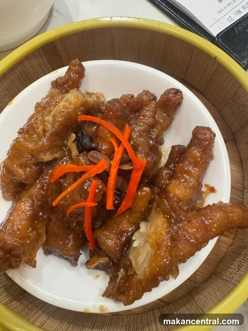 Dish served in a bamboo steamer