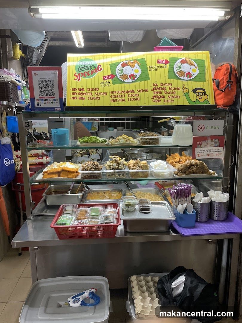 Food stall interior
