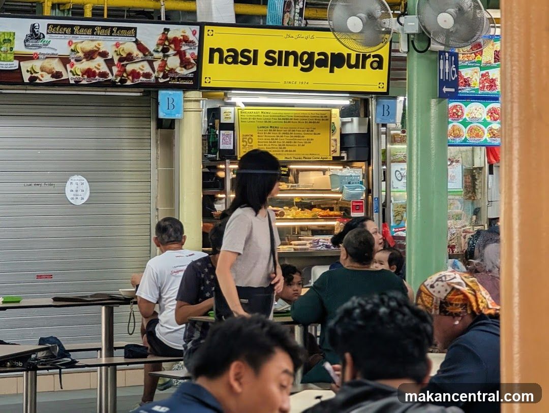 Nasi Singapura Food Stall Interior