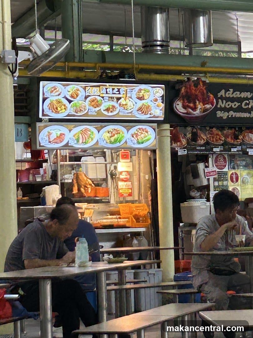 Food stall interior
