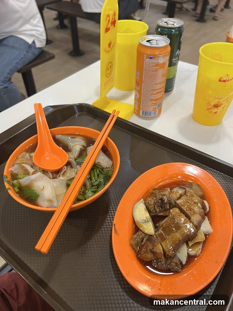 Food and drink at a food court