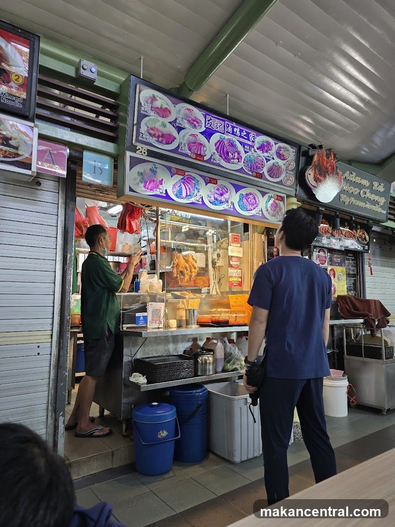 Food stall interior