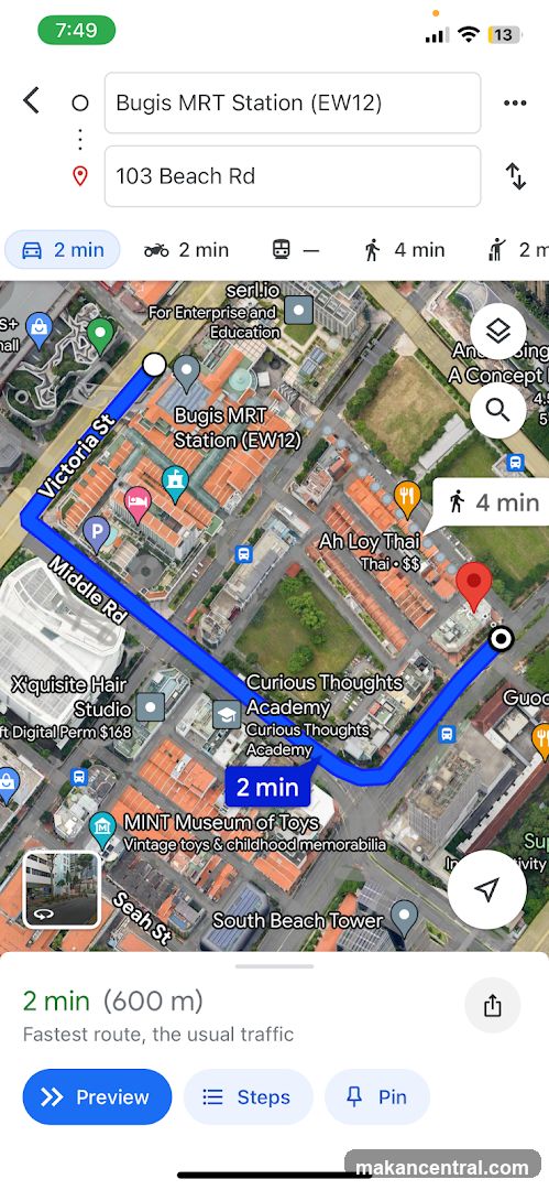 Navigation Map View