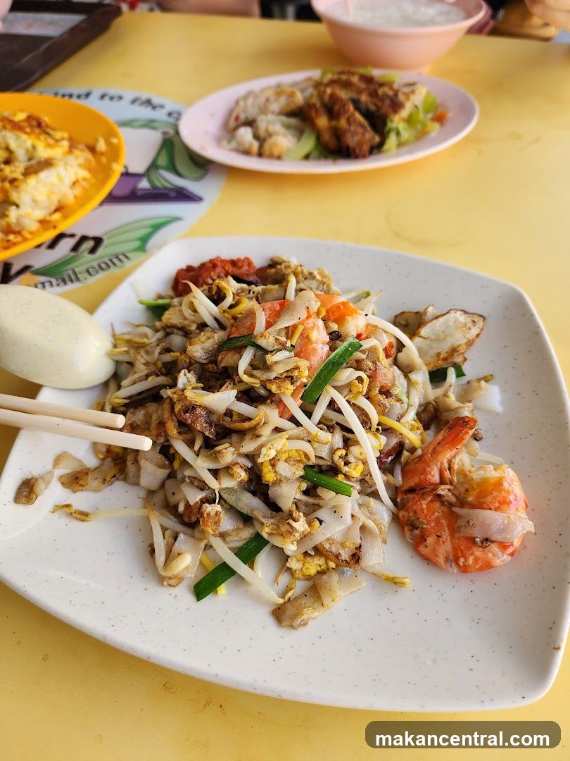 Food at a restaurant