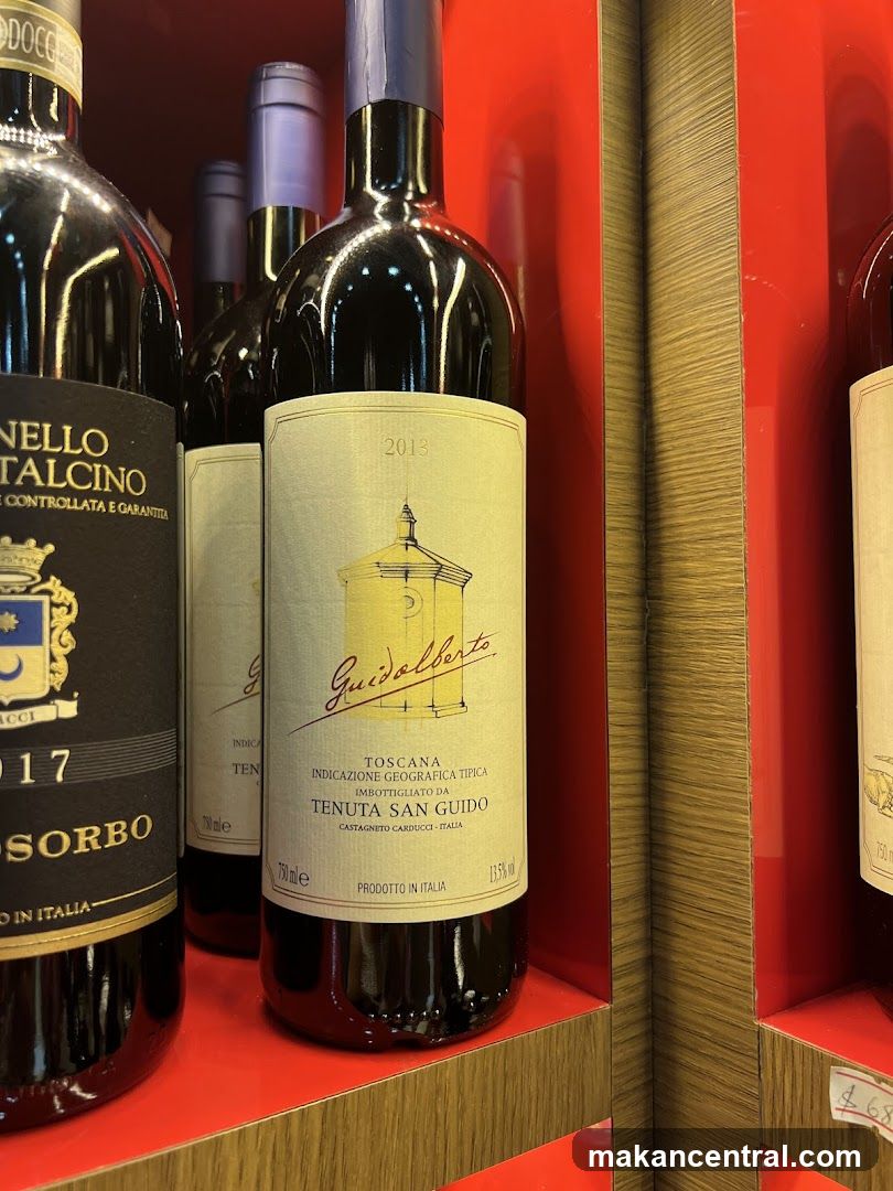 Wine Bottles on Shelf