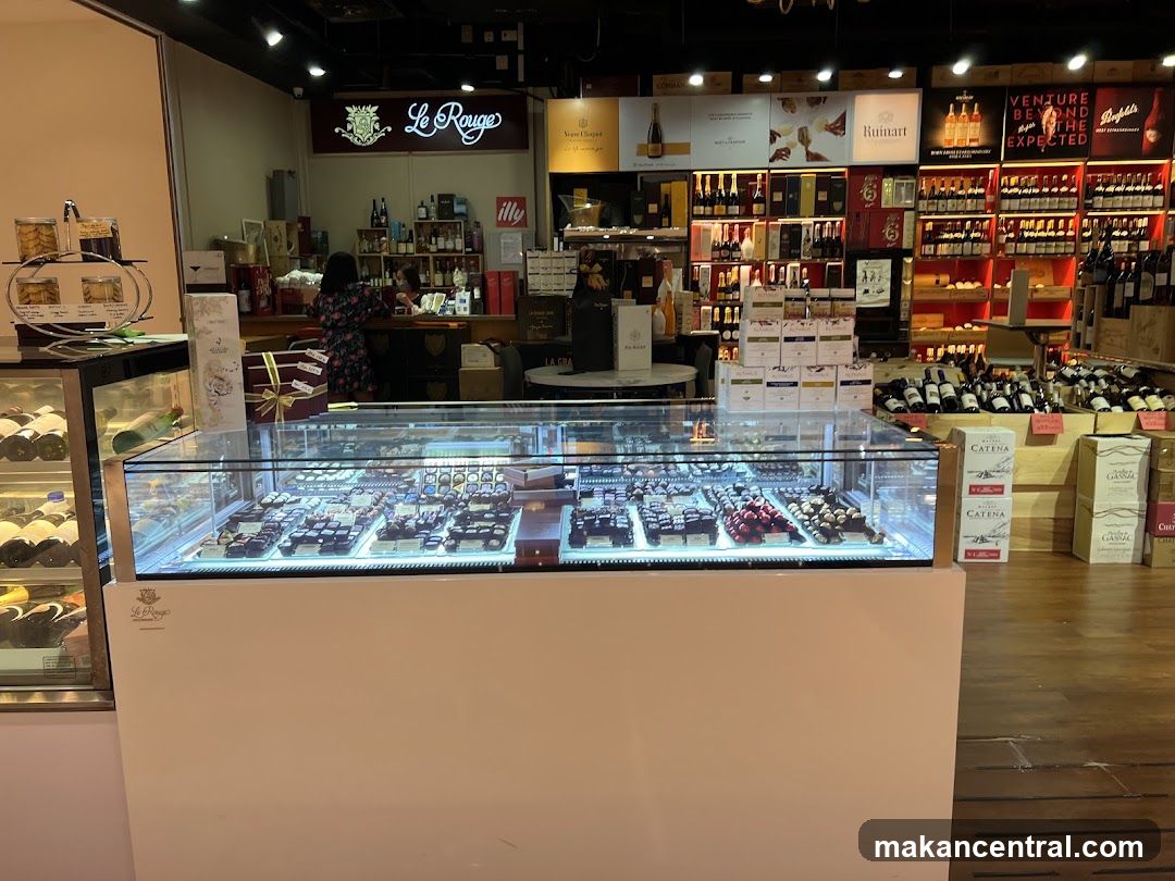 Interior of a luxury goods store