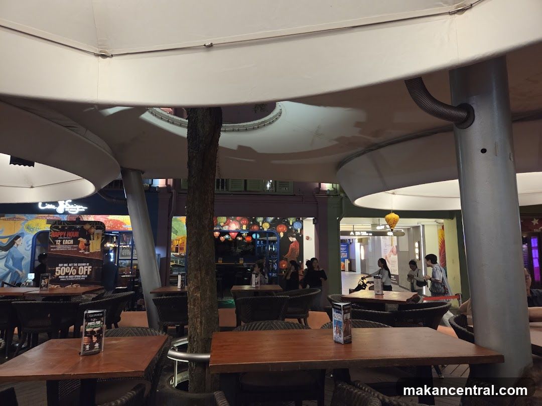 Indoor dining area