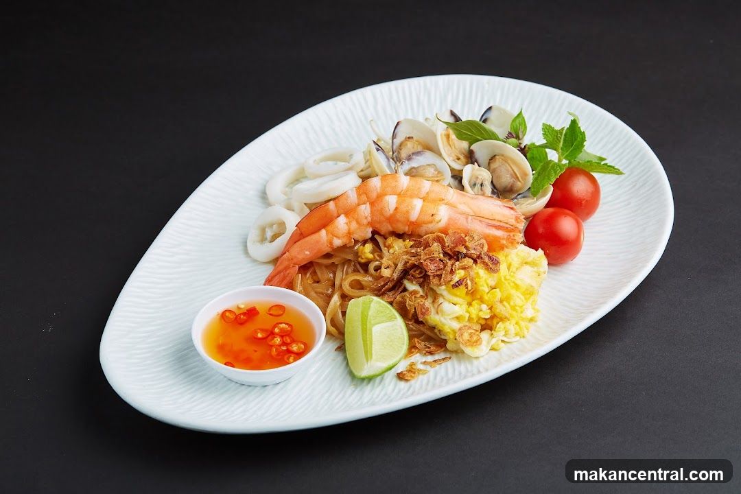 Seafood Noodle Dish