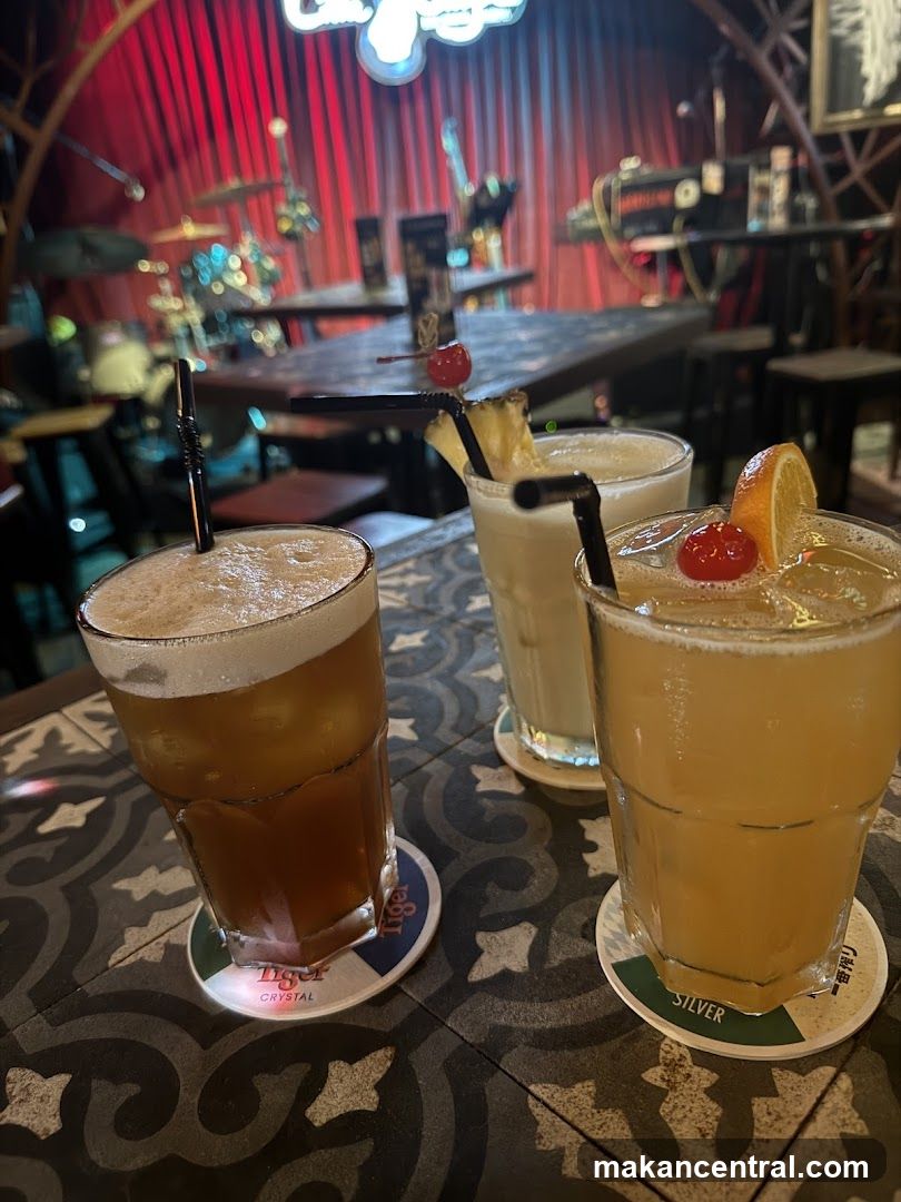 Bar Interior with Drinks