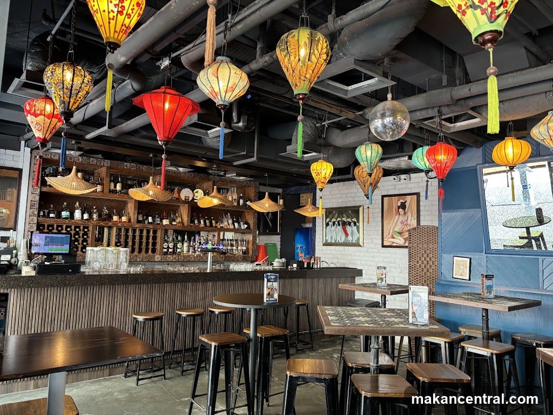 Interior of a bar or restaurant