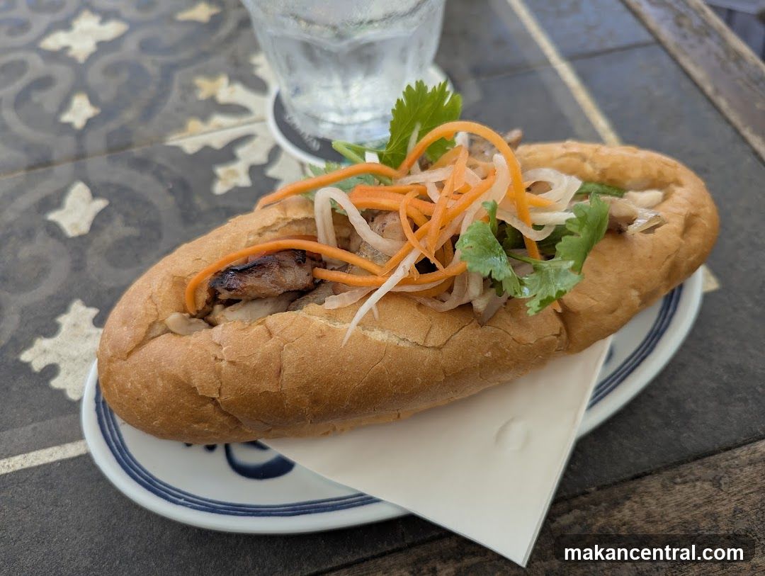 Vietnamese Sandwich on Plate