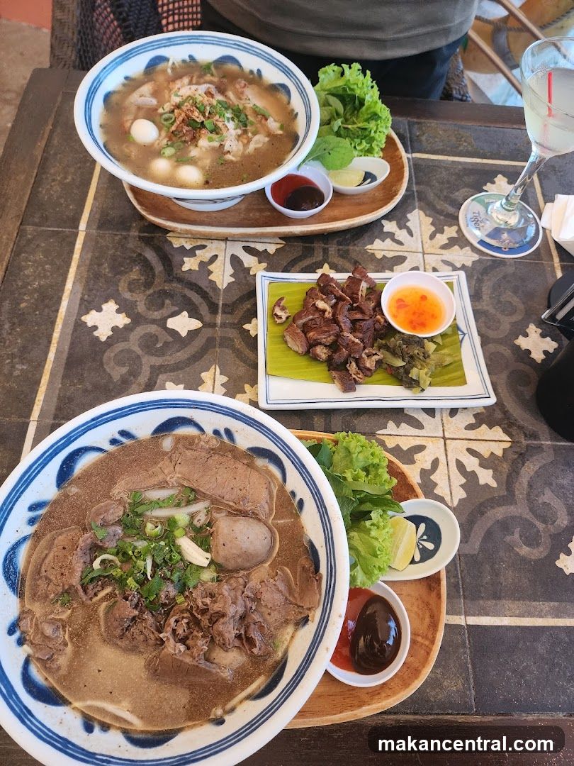 Table Setting with Food