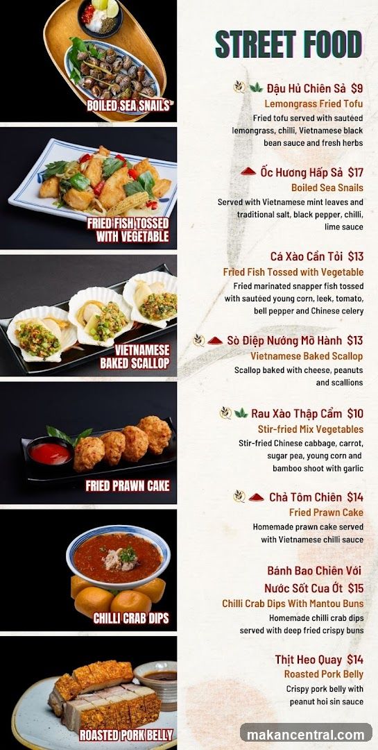 Street Food Menu