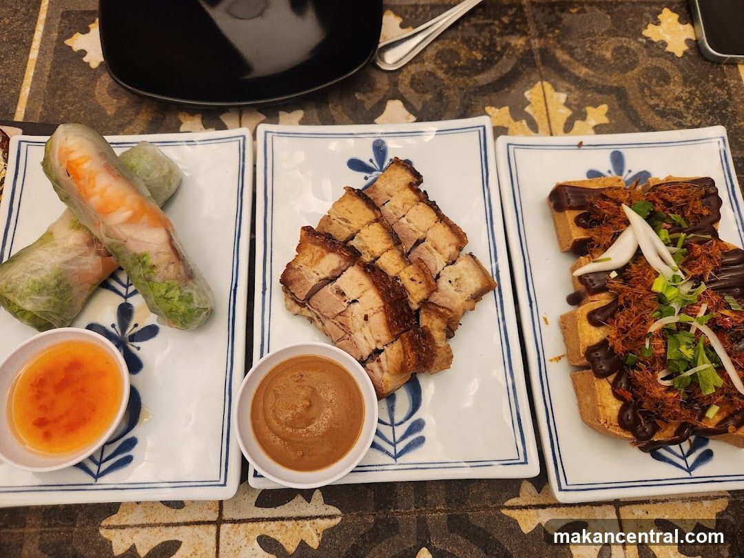 Food Display on Table