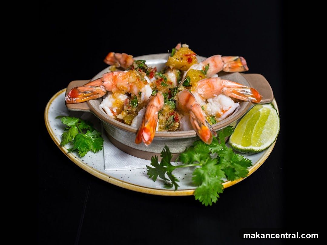 Shrimp Dish with Garnish