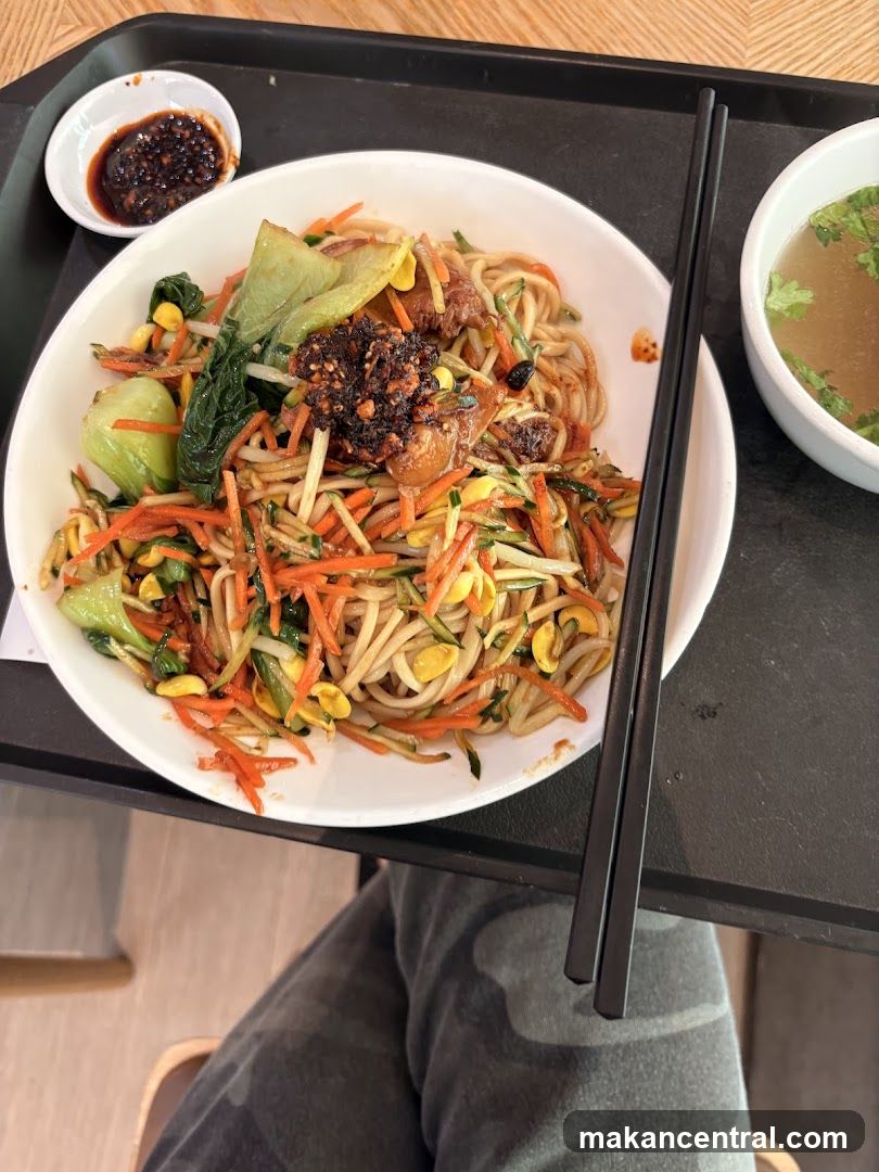 Food served on tray