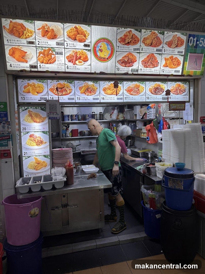 Western Delicacies Food Stall Interior