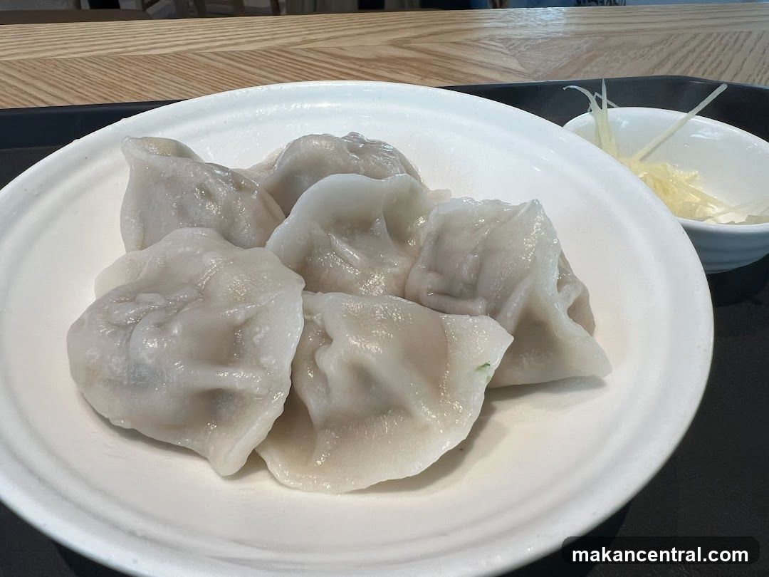 Dumplings on Plate